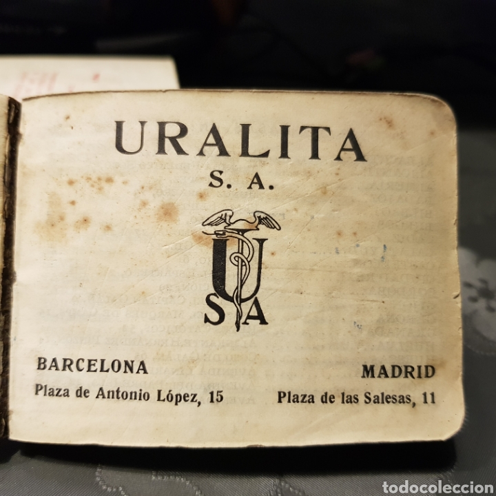 Libros antiguos: Memor&aacute;ndum t&eacute;cnico Uralita 1936 - Foto 4
