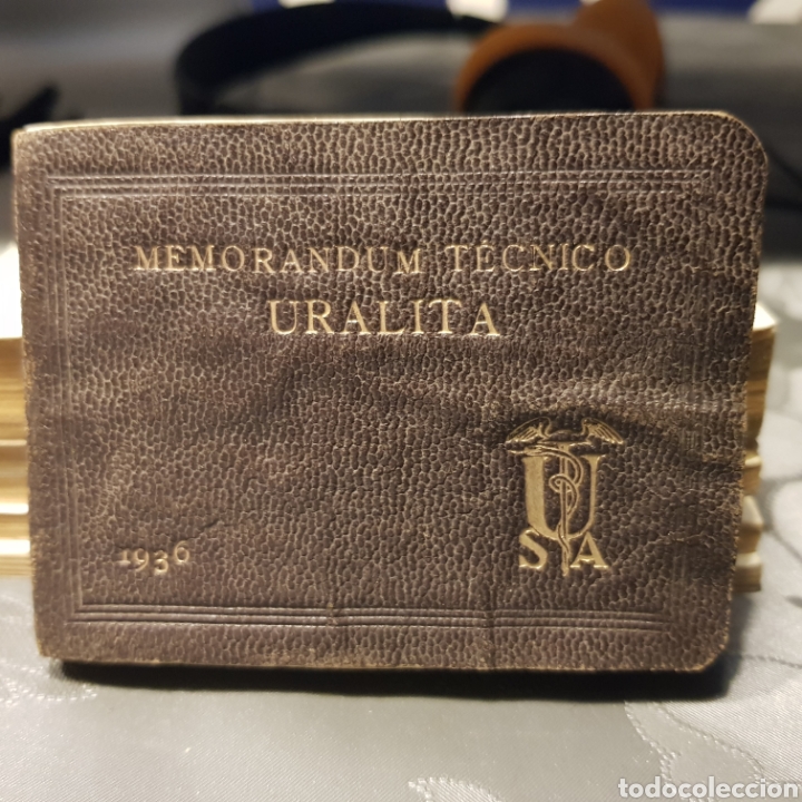 Libros antiguos: Memor&aacute;ndum t&eacute;cnico Uralita 1936 - Foto 1