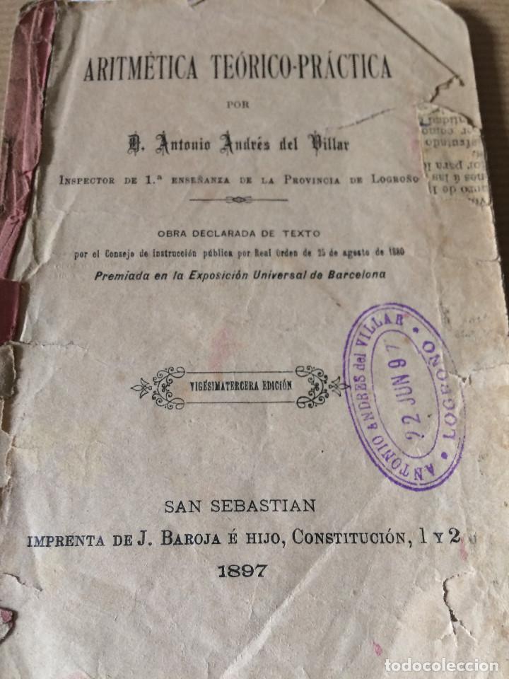 Libros antiguos: ANTONIO ANDRES DE VILLAR  1897 - Foto 1