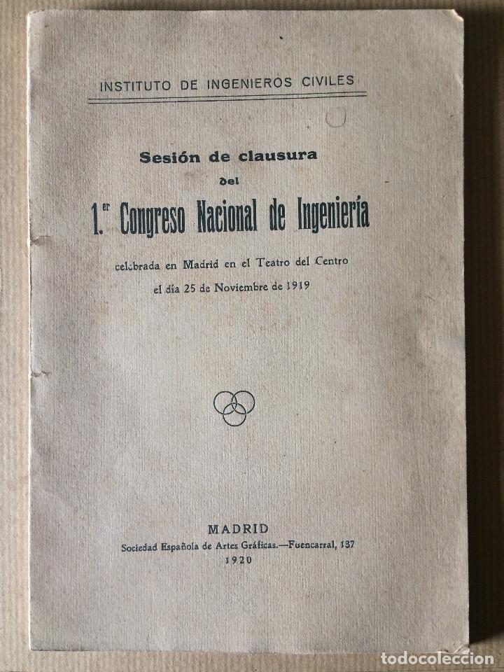 Libros antiguos: INGENIEROS CIVILES 1920 - Foto 1