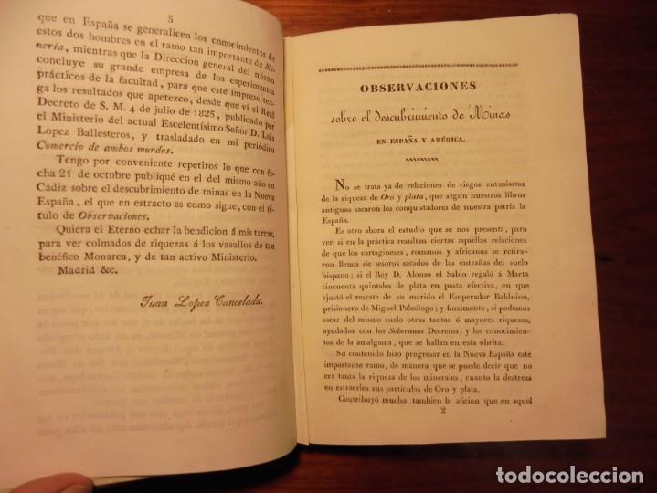 Libros antiguos: MINAS DE ESPA&Ntilde;A. SONNESCHMID. LOPEZ CANCELADA. 1831 - Foto 5