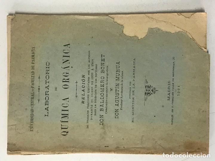 Libros antiguos: Cuatro libros de Quimica, Circa 1871 -1901. - Foto 2