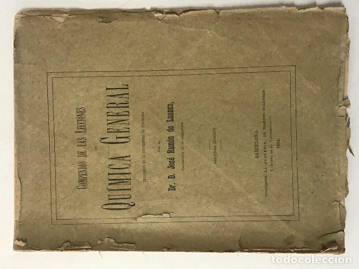 Libros antiguos: Cuatro libros de Quimica, Circa 1871 -1901. - Foto 4