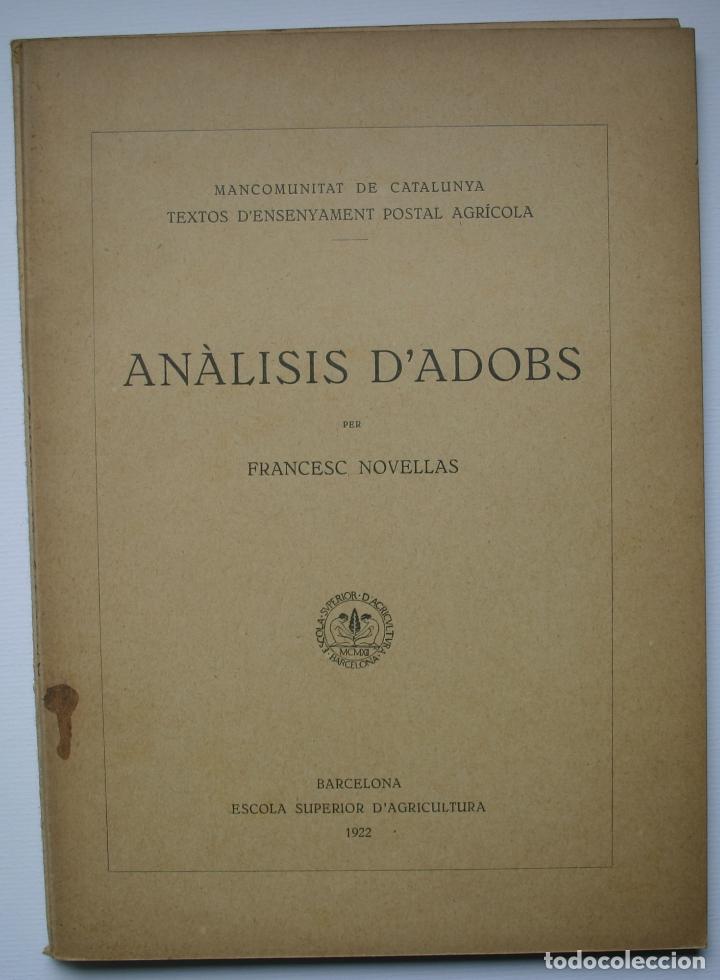 Libros antiguos: An&agrave;lisis dadobs - Francesc   Novellas - Foto 1