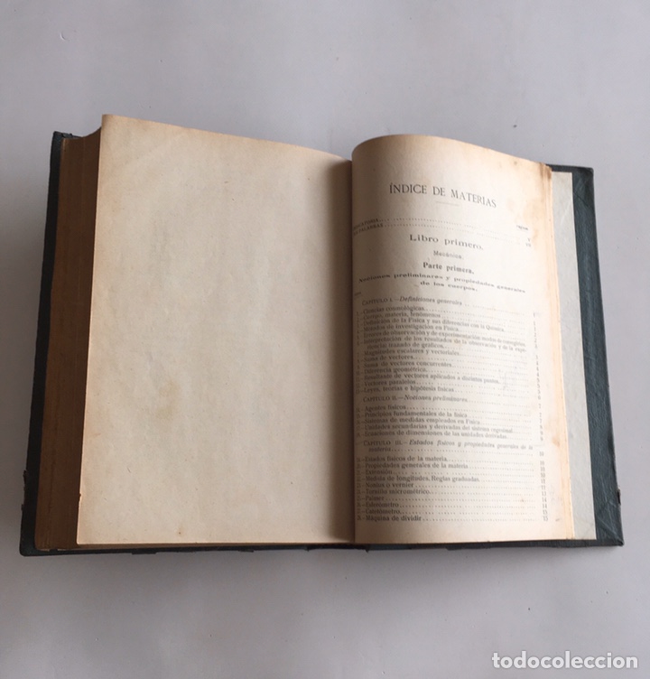 Libros antiguos: Fisica, Mart&iacute; Libro de f&iacute;sica - Foto 3