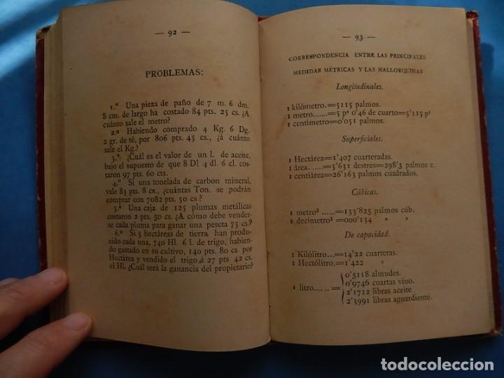 Libros antiguos: Compendio de Aritm&eacute;tica. Bartolom&eacute; Dan&uacute;s. Palma. 1897. Mallorca. Baleares. - Foto 8