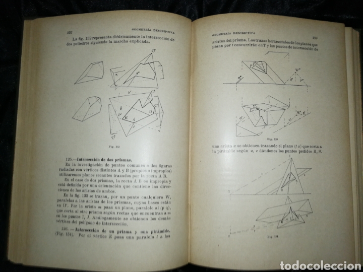 Libros antiguos: LIBRO ANTIGUO 1916 GEOMETRIA DESCRIPTIVA. - Foto 5