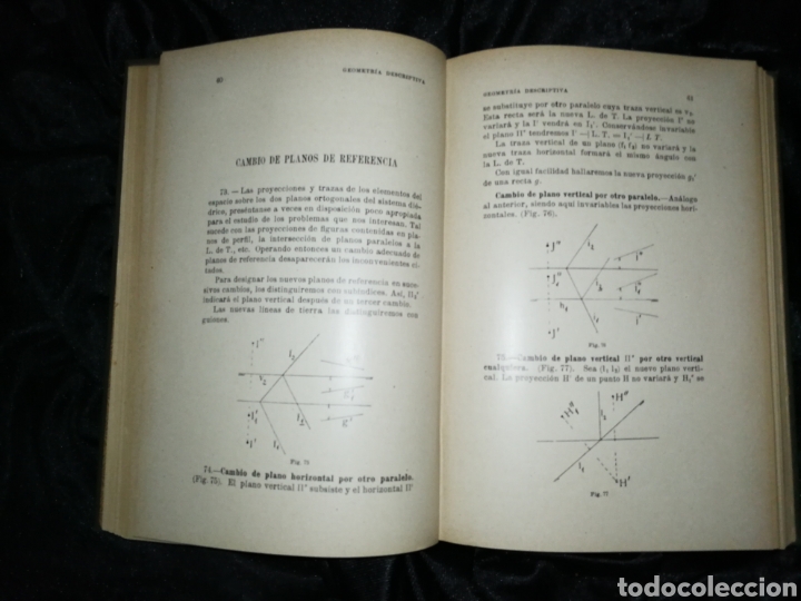 Libros antiguos: LIBRO ANTIGUO 1916 GEOMETRIA DESCRIPTIVA. - Foto 6