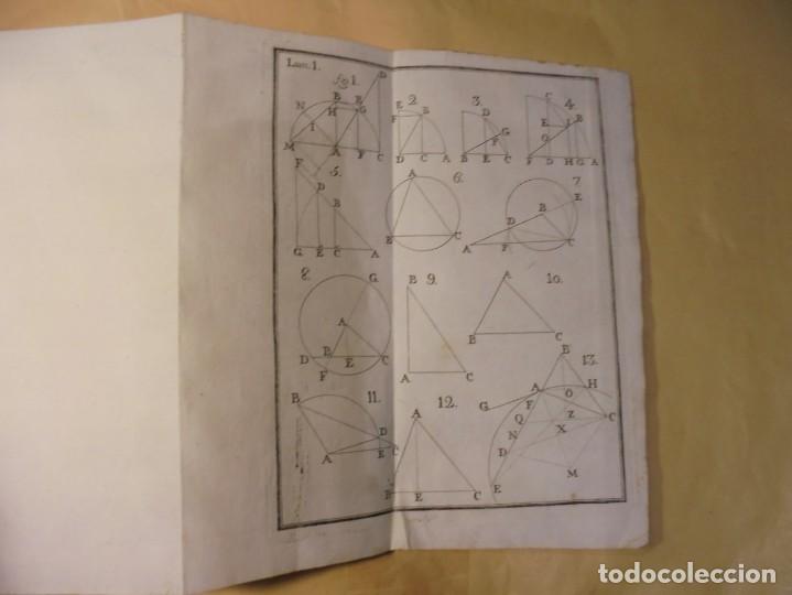 Libros antiguos: TRIGONOMETRIA PLANA Y ESF&Eacute;RICA. 1788 - Foto 8