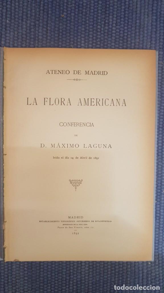 Libros antiguos: La Flora Americana - Laguna, M&aacute;ximo - Foto 1