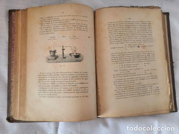 Libros antiguos: COMPENDIO DE QU&Iacute;MICA GENERAL - LUANCO - Foto 7