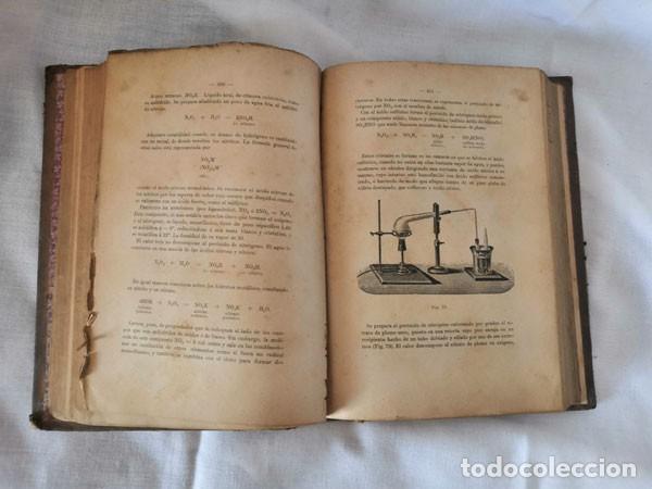 Libros antiguos: COMPENDIO DE QU&Iacute;MICA GENERAL - LUANCO - Foto 8