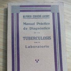 Libros antiguos: MANUAL PRÁCTICO DE DIAGNÓSTICO DE LA TUBERCULOSIS - ALFONSO CERVERÓ LACORT