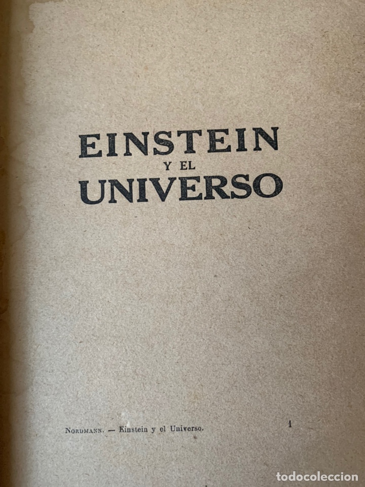 Libros antiguos: L- Einstein y el universo, 1992 - Foto 3