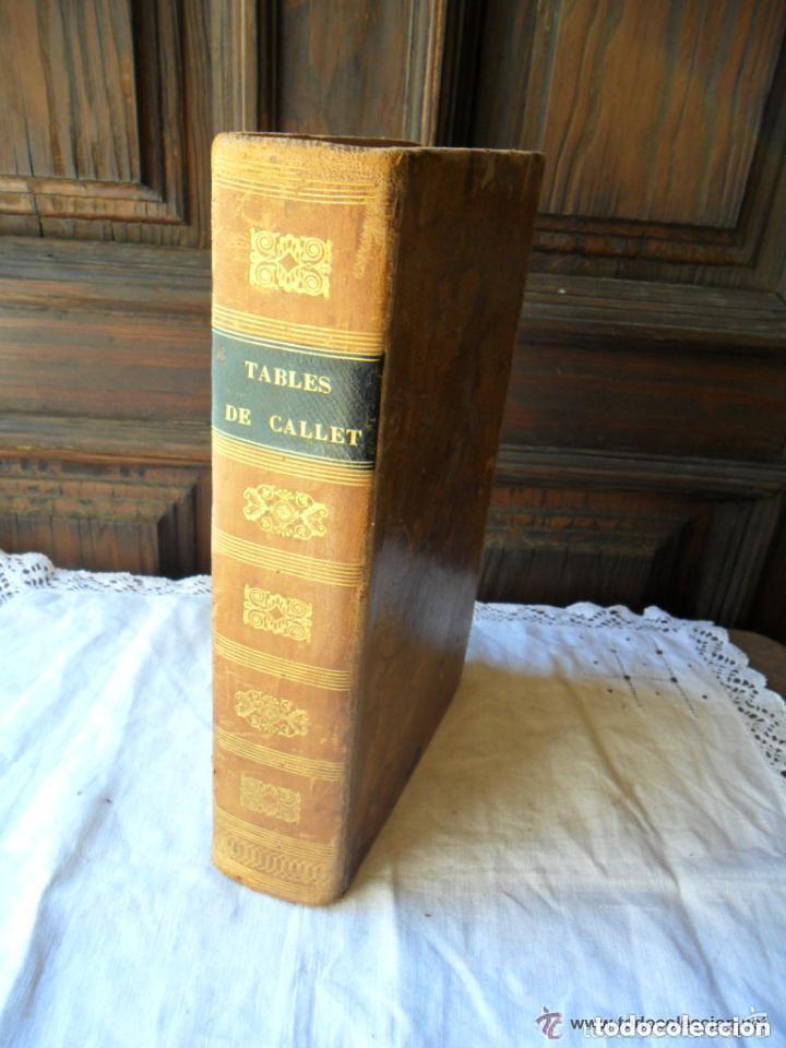 Libros antiguos: TABLES DE CALLET - 1837 - Foto 1