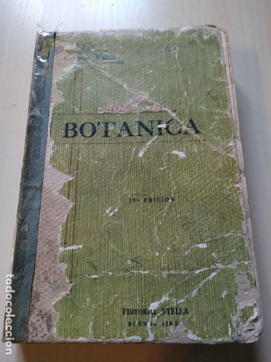 Libros antiguos: Bot&aacute;nica - Jorge Vidal. Libro raro con defectos. - Foto 1