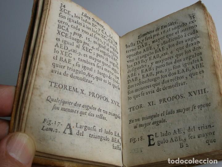 Libros antiguos: 1698. LOS SEYS PRIMEROS LIBROS DE LOS ELEMENTOS DE EVCLIDES EXPLICADOS Y DEMOSTRADOS - Foto 6