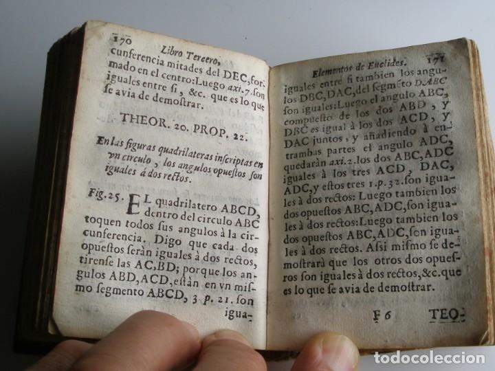 Libros antiguos: 1698. LOS SEYS PRIMEROS LIBROS DE LOS ELEMENTOS DE EVCLIDES EXPLICADOS Y DEMOSTRADOS - Foto 7