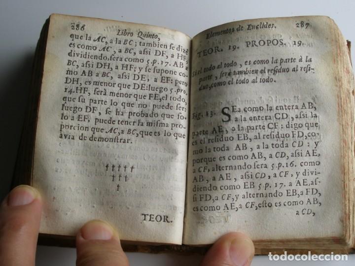 Libros antiguos: 1698. LOS SEYS PRIMEROS LIBROS DE LOS ELEMENTOS DE EVCLIDES EXPLICADOS Y DEMOSTRADOS - Foto 8