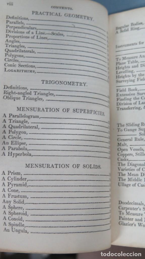 Libros antiguos: 1822.- A CONCISE SYSTEM OF MENSURATION. INGRAM - Foto 5