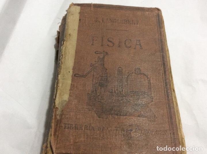 Libros antiguos: F&iacute;sica J Langlebert Librer&iacute;a Viuda CH bouret 1923 - Foto 1
