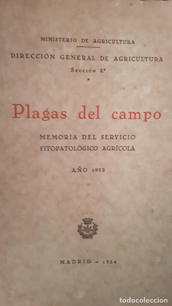 Libros antiguos: Plagas del campo - Foto 1