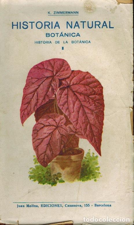 Libros antiguos: HISTORIA NATURAL (BOT&Aacute;NICA TOMO I) - Foto 1