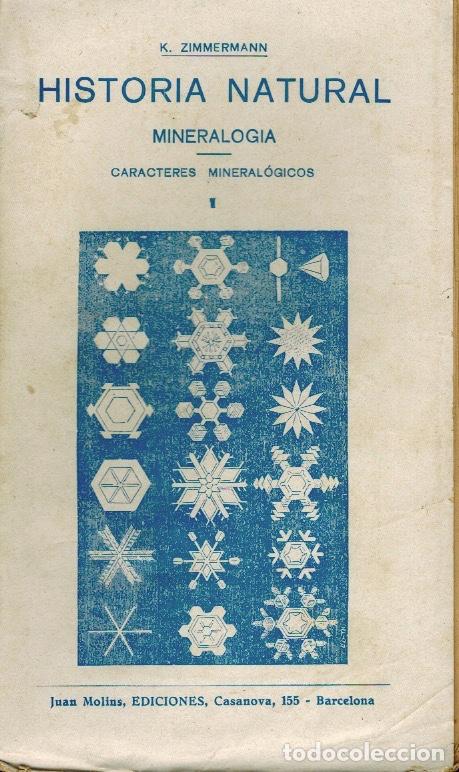 Libros antiguos: HISTORIA NATURAL (MINERALOG&Iacute;A I) - Foto 1