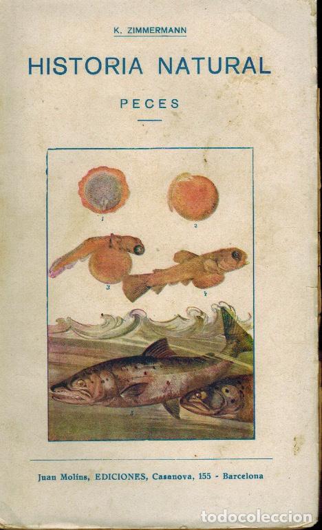 Libros antiguos: HISTORIA NATURAL (PECES) - Foto 1