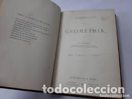 Libros antiguos: elementos de geometr&iacute;a F&eacute;lix Correa - Foto 2
