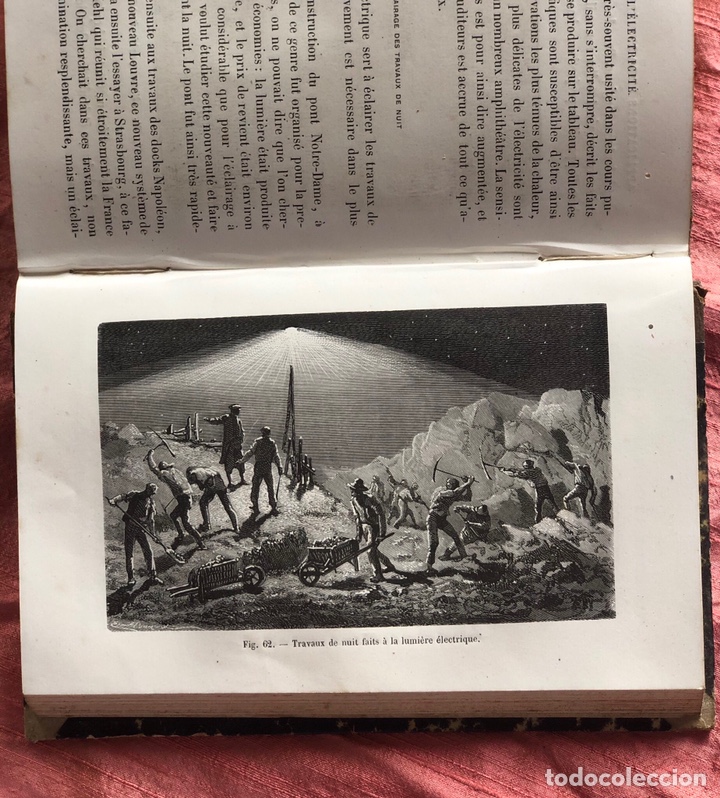 Libros antiguos: L&rsquo;&eacute;lectricit&eacute; par J. Baille, 1868. - Foto 10