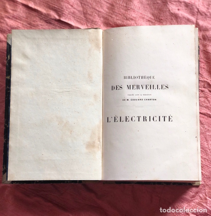 Libros antiguos: L&rsquo;&eacute;lectricit&eacute; par J. Baille, 1868. - Foto 1