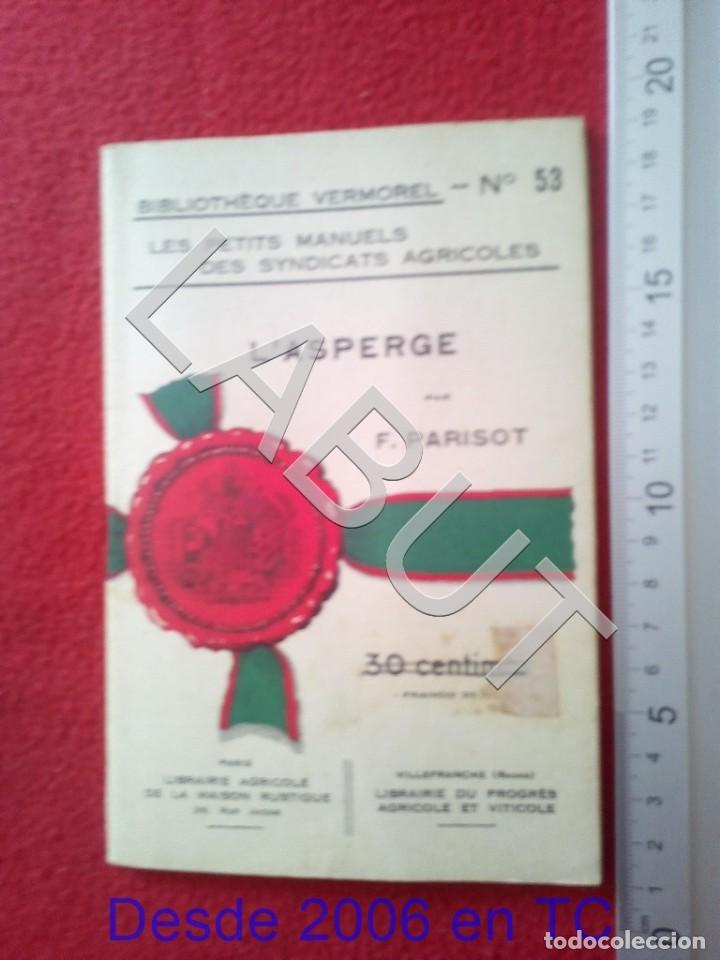 Libros antiguos: LASPERGE ESPARRAGOS BIBLIOTHEQUE VERMOREL 53 U18 - Foto 1