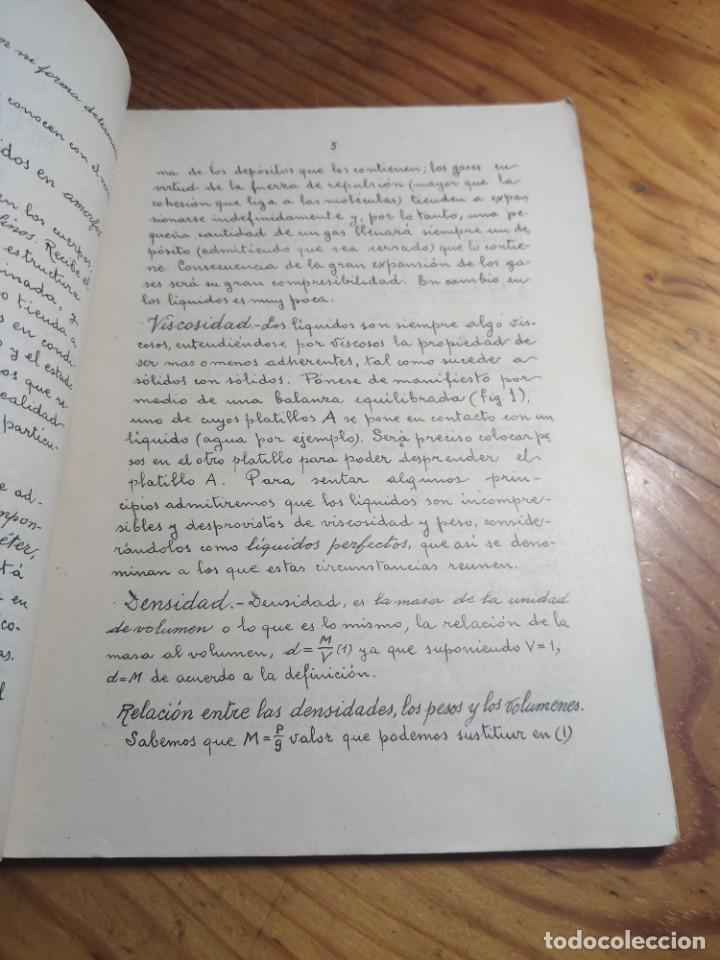 Libros antiguos: Mec&aacute;nica de fluidos. A. Torrella Sagrera. 1933. - Foto 5