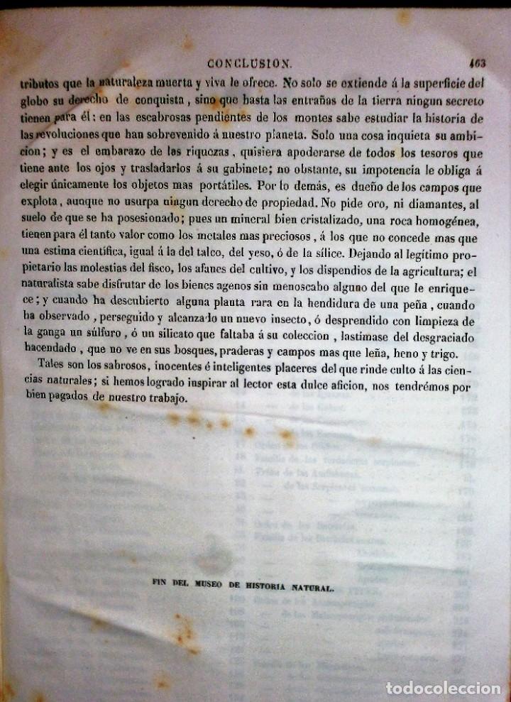 Libros antiguos: MUSEO DE HISTORIA NATURAL. - Foto 7