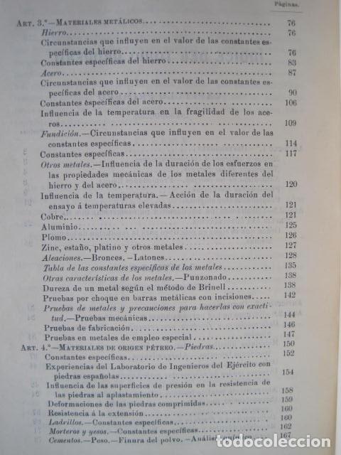 Libros antiguos: MECÁNICA APLICADA A LAS CONSTRUCCIONES. JOSÉ MARVÁ Y MAYER. 3 TOMOS. FIRMADOS POR AUTOR. 1909. - Foto 16 - 217734541