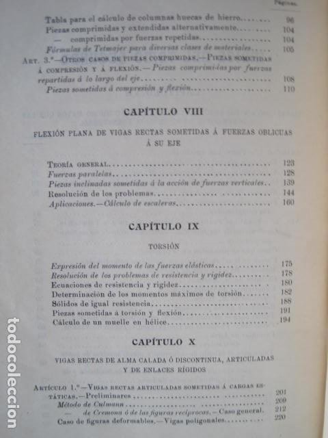Libros antiguos: MECÁNICA APLICADA A LAS CONSTRUCCIONES. JOSÉ MARVÁ Y MAYER. 3 TOMOS. FIRMADOS POR AUTOR. 1909. - Foto 40 - 217734541