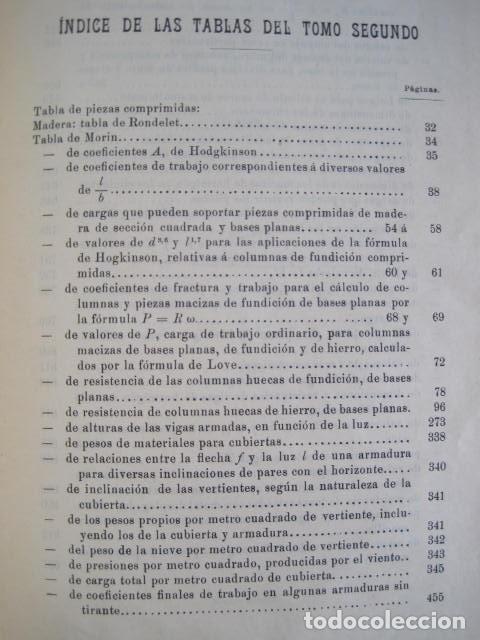 Libros antiguos: MECÁNICA APLICADA A LAS CONSTRUCCIONES. JOSÉ MARVÁ Y MAYER. 3 TOMOS. FIRMADOS POR AUTOR. 1909. - Foto 51 - 217734541