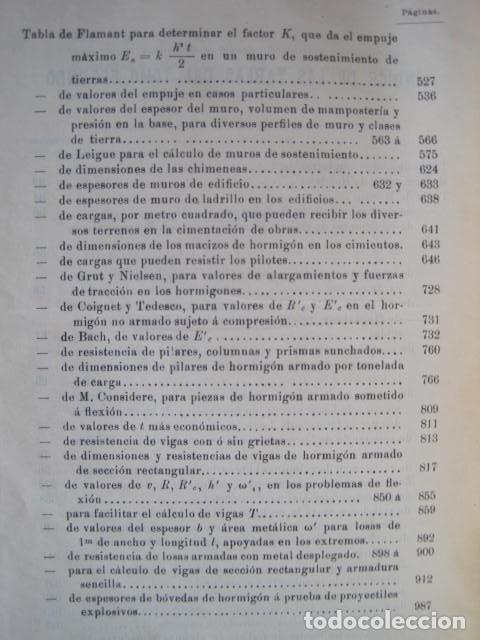 Libros antiguos: MECÁNICA APLICADA A LAS CONSTRUCCIONES. JOSÉ MARVÁ Y MAYER. 3 TOMOS. FIRMADOS POR AUTOR. 1909. - Foto 52 - 217734541