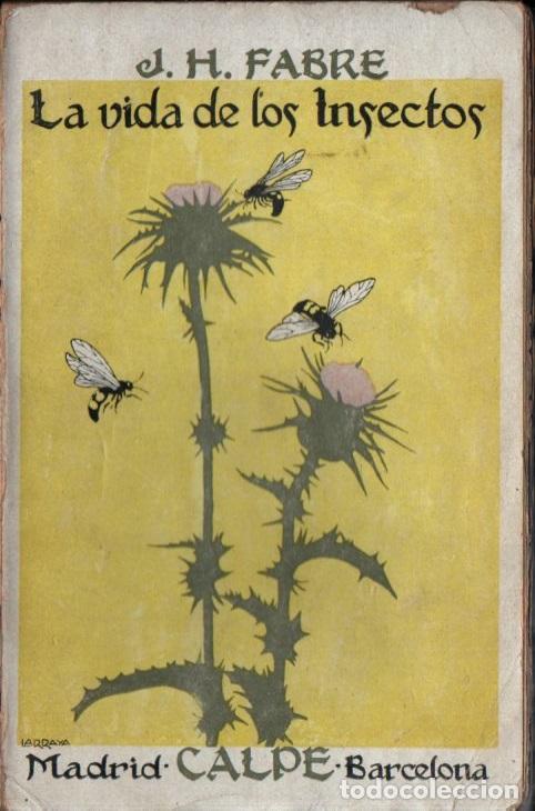 Libros antiguos: FABRE : LA VIDA DE LOS INSECTOS (CALPE, 1920) - Foto 1