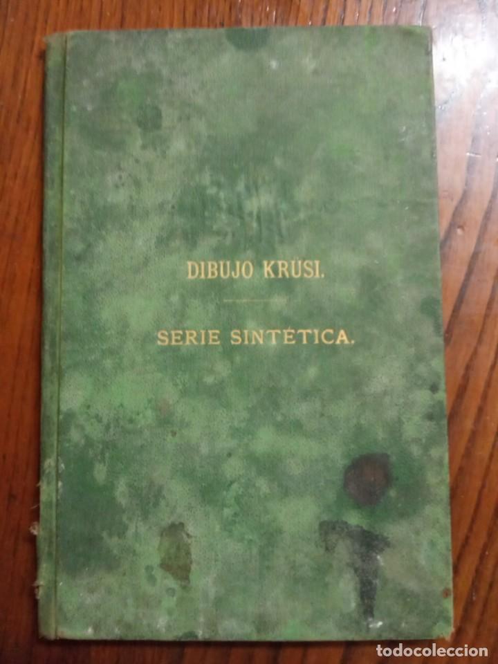 Libri antichi: Dibujo Krusi&middot;Manual para los maestros. Serie Sint&eacute;tica .1879.