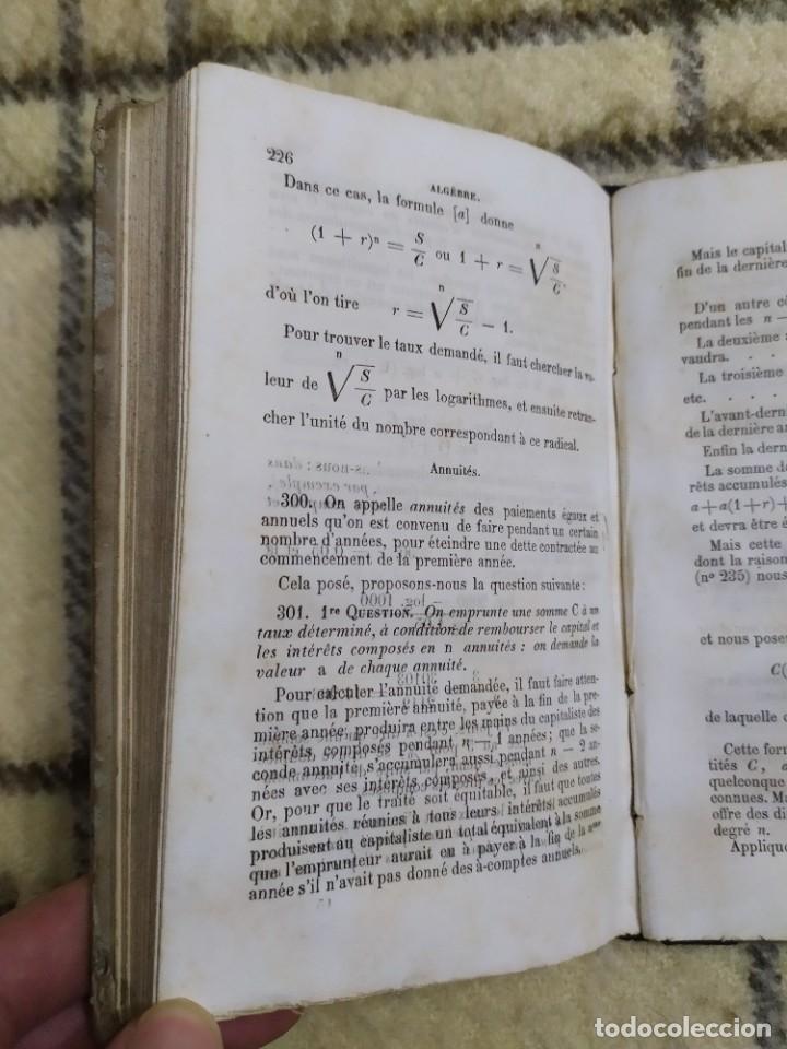 Libros antiguos: 1854. &Aacute;lgebra te&oacute;rica y pr&aacute;ctica/ Trigonometr&iacute;a rectil&iacute;nea. - Foto 10