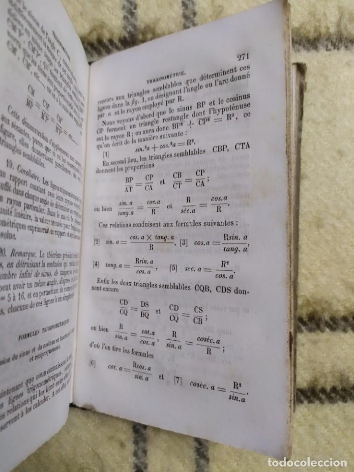 Libros antiguos: 1854. &Aacute;lgebra te&oacute;rica y pr&aacute;ctica/ Trigonometr&iacute;a rectil&iacute;nea. - Foto 13