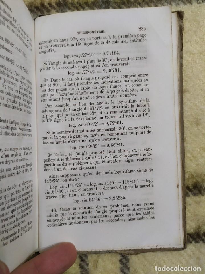 Libros antiguos: 1854. &Aacute;lgebra te&oacute;rica y pr&aacute;ctica/ Trigonometr&iacute;a rectil&iacute;nea. - Foto 14