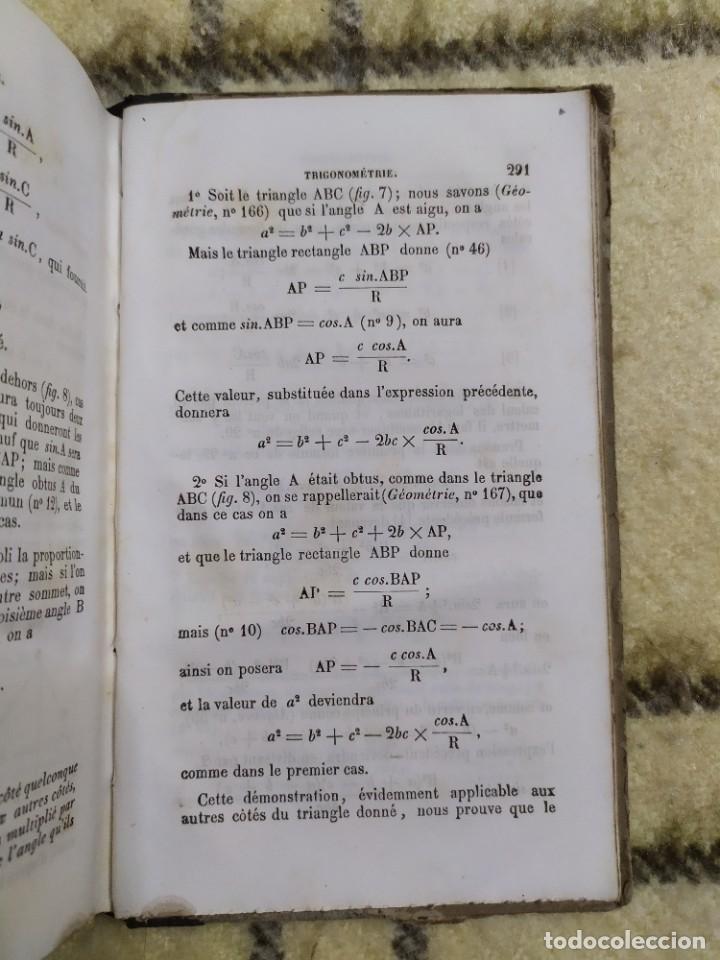 Libros antiguos: 1854. &Aacute;lgebra te&oacute;rica y pr&aacute;ctica/ Trigonometr&iacute;a rectil&iacute;nea. - Foto 15