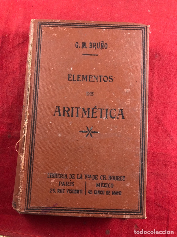 Libros antiguos: Elementos de aritm&eacute;tica - Foto 1