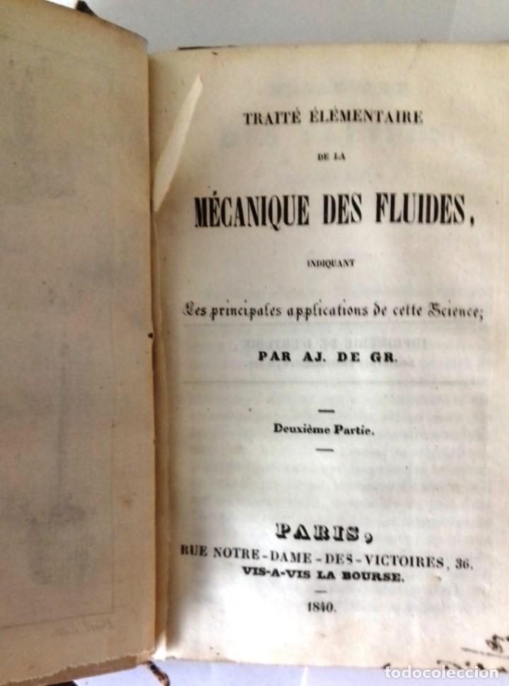 Libros antiguos: A LA PHYSIQUE Y LA M&Eacute;CANIQUE, INTRODUTION, 1840 - Foto 8