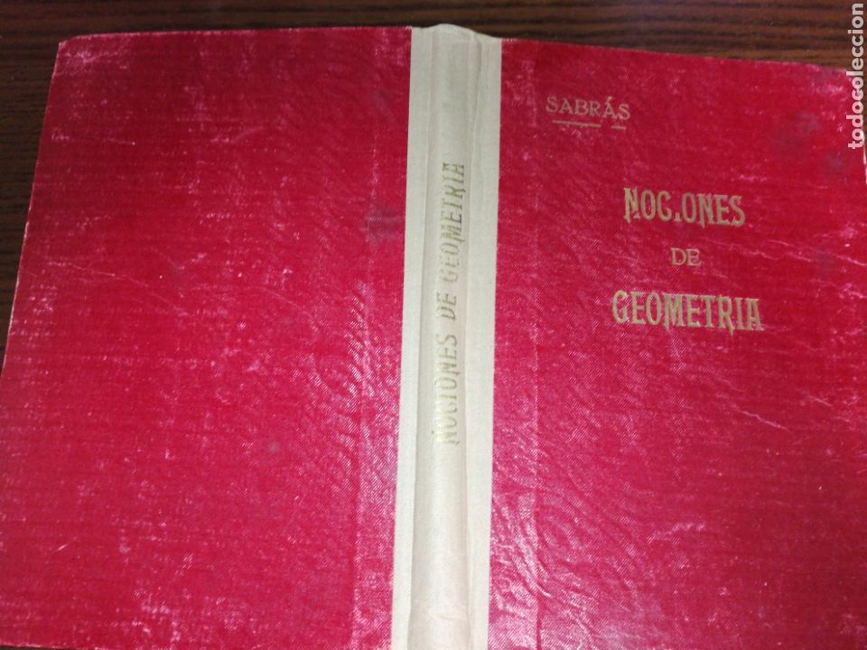 Libros antiguos: NOCIONES DE GEOMETR&Iacute;A, A&Ntilde;OS 30. - Foto 3