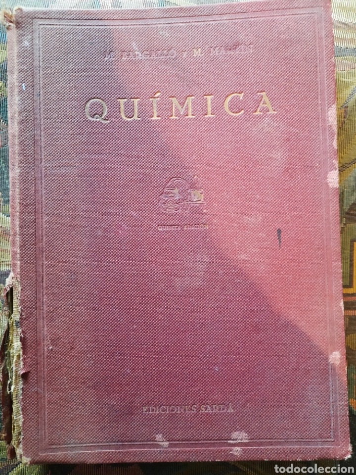 Libros antiguos: Libro Manual de qu&iacute;mica 1935 - Foto 1