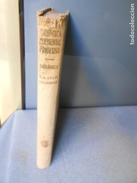 Libros antiguos: QUIMICA ELEMENTAL MODERNA. PARTE ORGANICA. - Foto 11